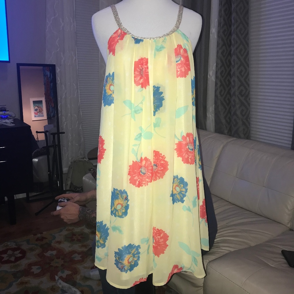 Charming Charlie summer flower dress